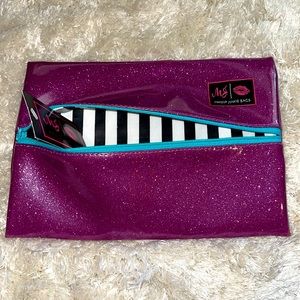 NWT Glitter Bag, Glam Stripe Interior